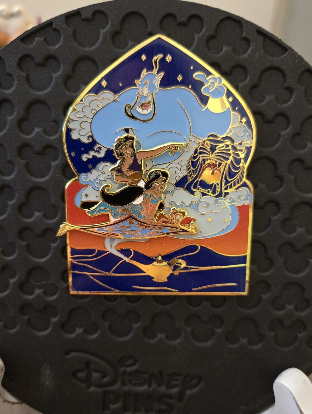 Loungefly Disney Aladdin 30th Anniversary 3-Inch Sliding Enamel Trading